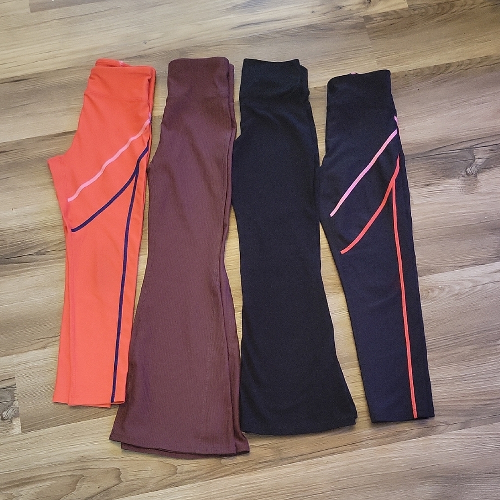 Old Navy Leggings Lot, 4 Pair Size Medium Girls
